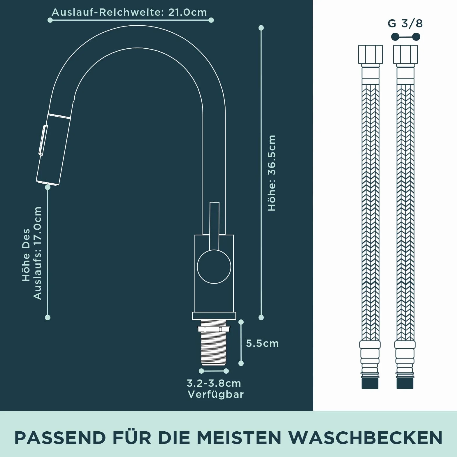 FORIOUS Wasserhahn Küche, Hoher Bogen Küchenarmatur mit Herausziehbarer Brause Ausziehbar Armatur, Mischbatterie Spültischarmatur Küche Küchenarmaturen, 360° Schwenkbar, Gebürstetes Gold