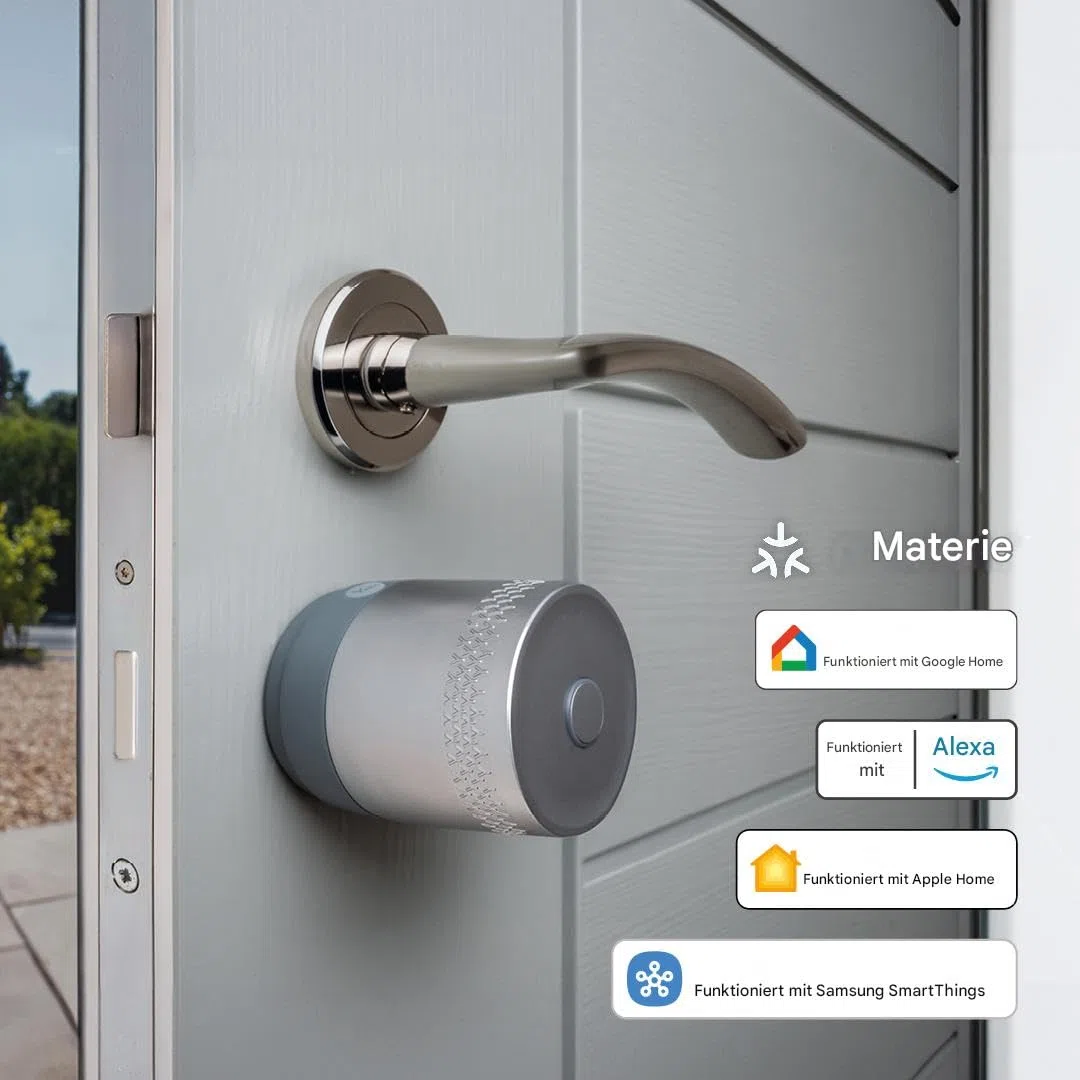 Yale - Linus Smart Lock L2 Lite - Silber - 05/109100/SI - Schlüsselloser Zugang - Einfache Installation - Matter-kompatibel | Digitale Schlüssel - Echtzeitaktivität - Yale Home App