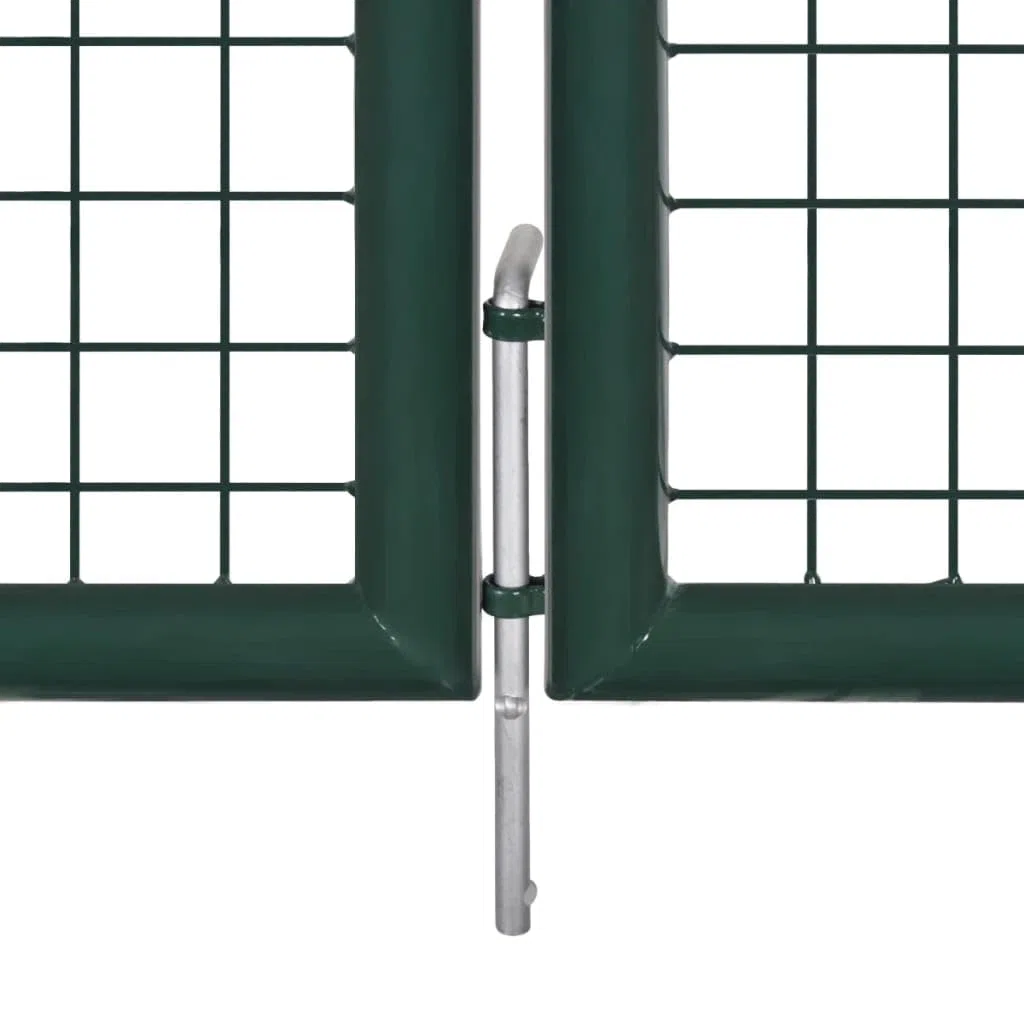 Refined Gartentor Doppeltor Zauntür Tor Garten Zaun Pforte Gartentor für Maschendrahtzaun 289x75 cm / 306x125 cm