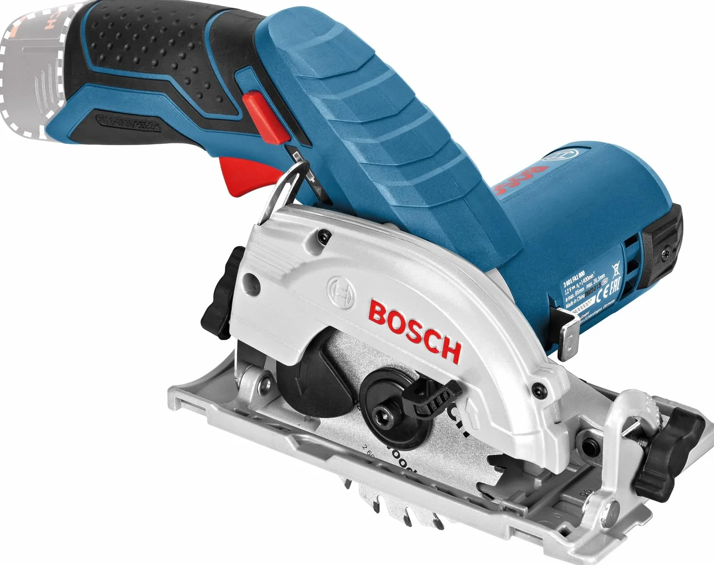 Bosch Professional 12V System Akku Kreissäge GKS 12V-26 (Sägeblatt-Ø: 85mm, ohne Akku/Ladegerät)