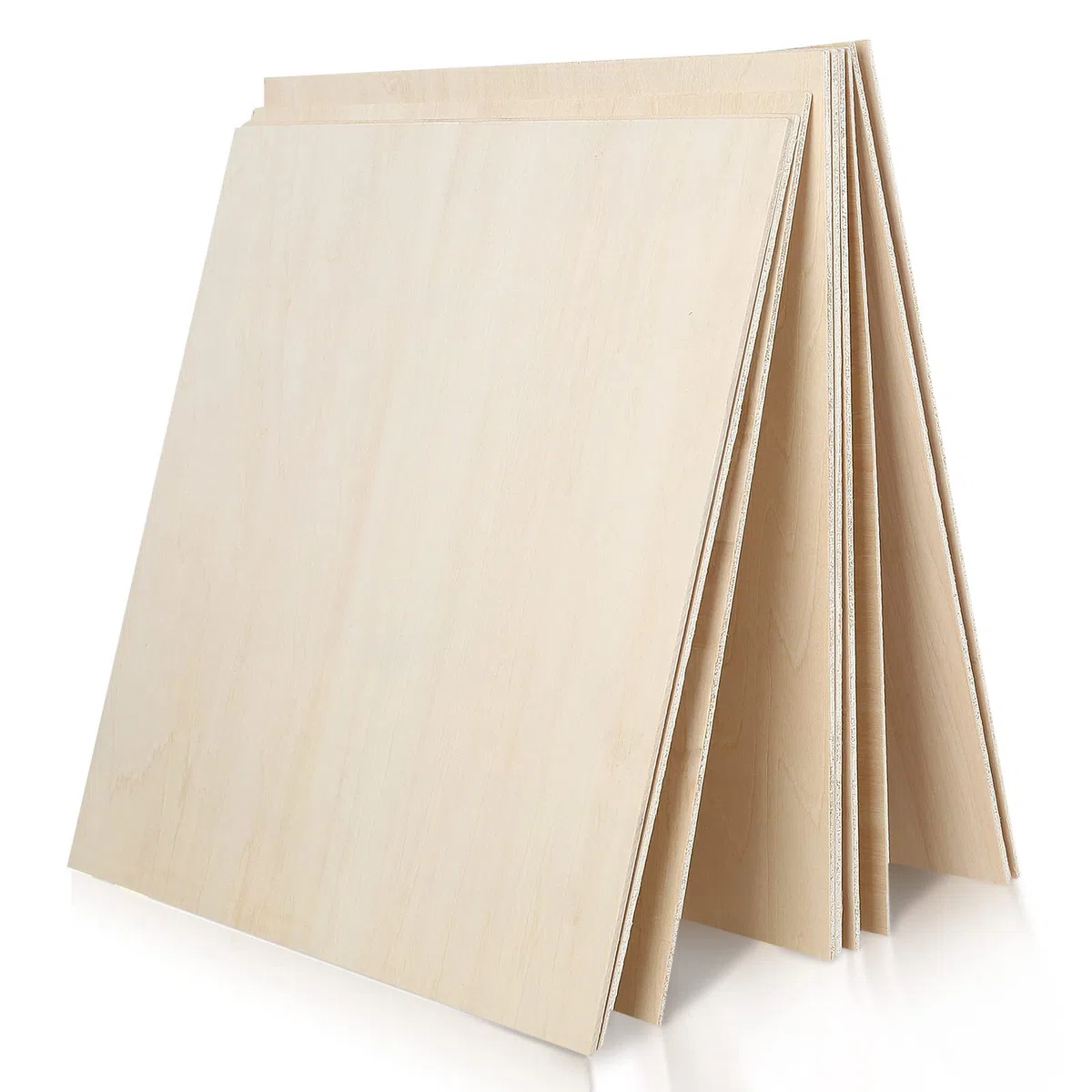 25 Stück 3mm Sperrholz Linde Blatt 300x300x3mm Handwerk Sperrholz für Laserschneiden Lasergravur Holz Brennen Bau Modell, 3mm Bass Holz Blatt 1/8" x11.8 "x 11.8"