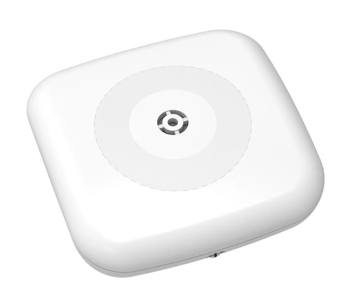 Lupus Electronics 12103 Glasbruchmelder V2, ZigBee basierter Melder, erkenn brechendes Glas bis max. 6m Umkreis, Weiß, 7.5 x 7.5 x 23.8 cm