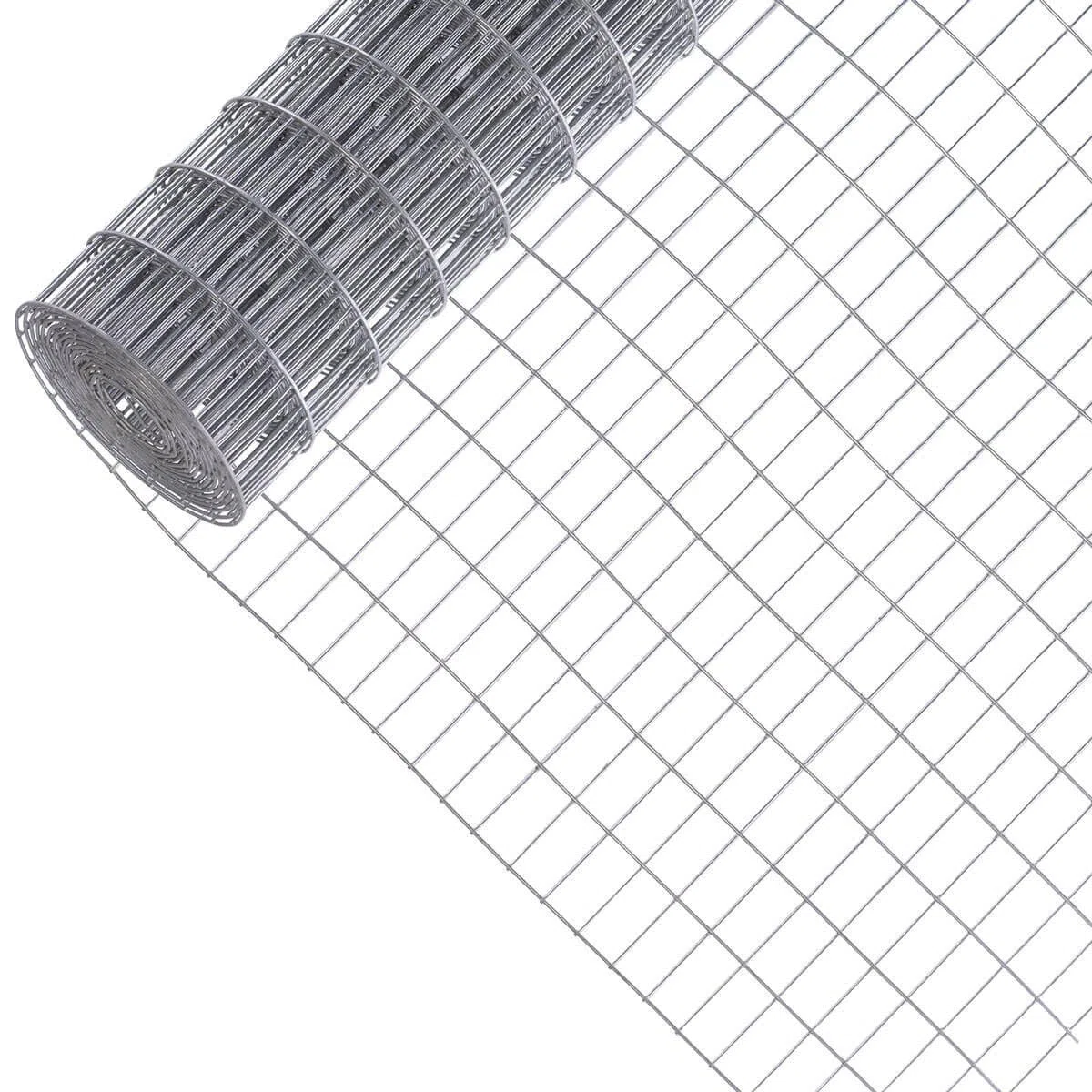Garmix Marderzaun Verzinkt Maschendraht 4-Eck Drahtgitter 25x50mm (100cm x18m, 2,1mm)