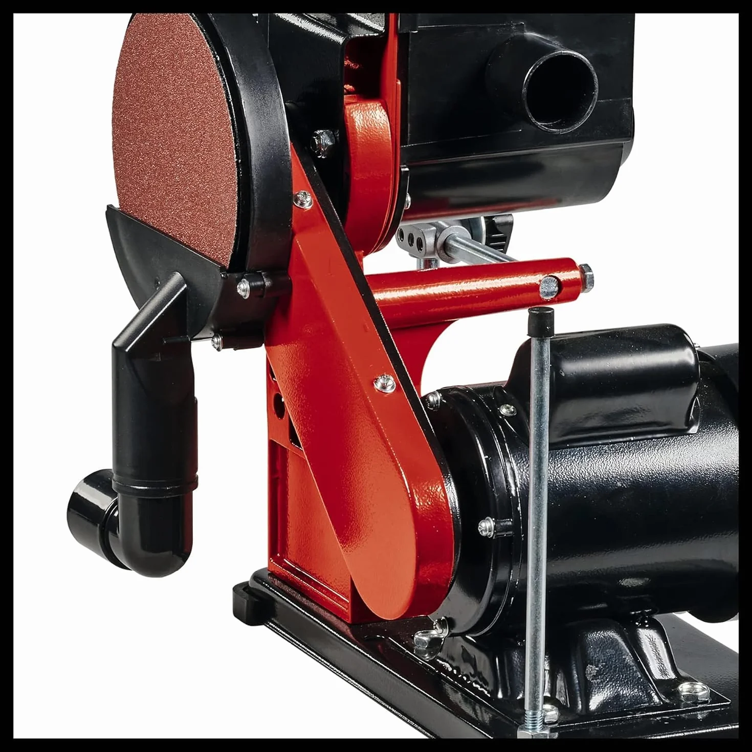 Einhell Stand-Band-Tellerschleifer TC-US 380 (380 W, Schleifbandgeschw. 292 m/min, Schleifteller Drehzahl 1.450 min-1, inkl. 1x Schleifband K80 und 1x Tellerschleifpapier K80)