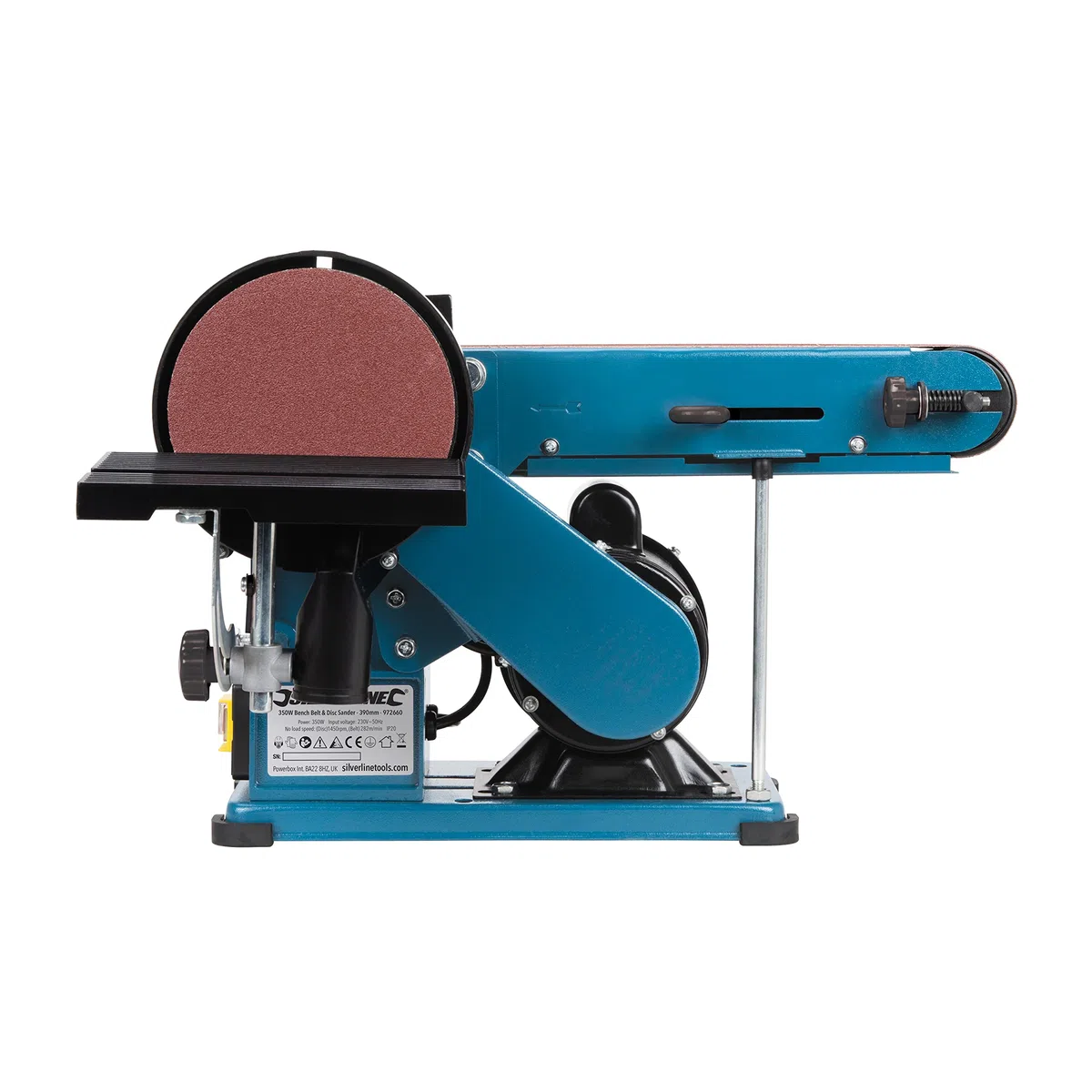 Silverline 972660 Silverstorm Band-und Tellerschleifer, 350 W, 390 mm