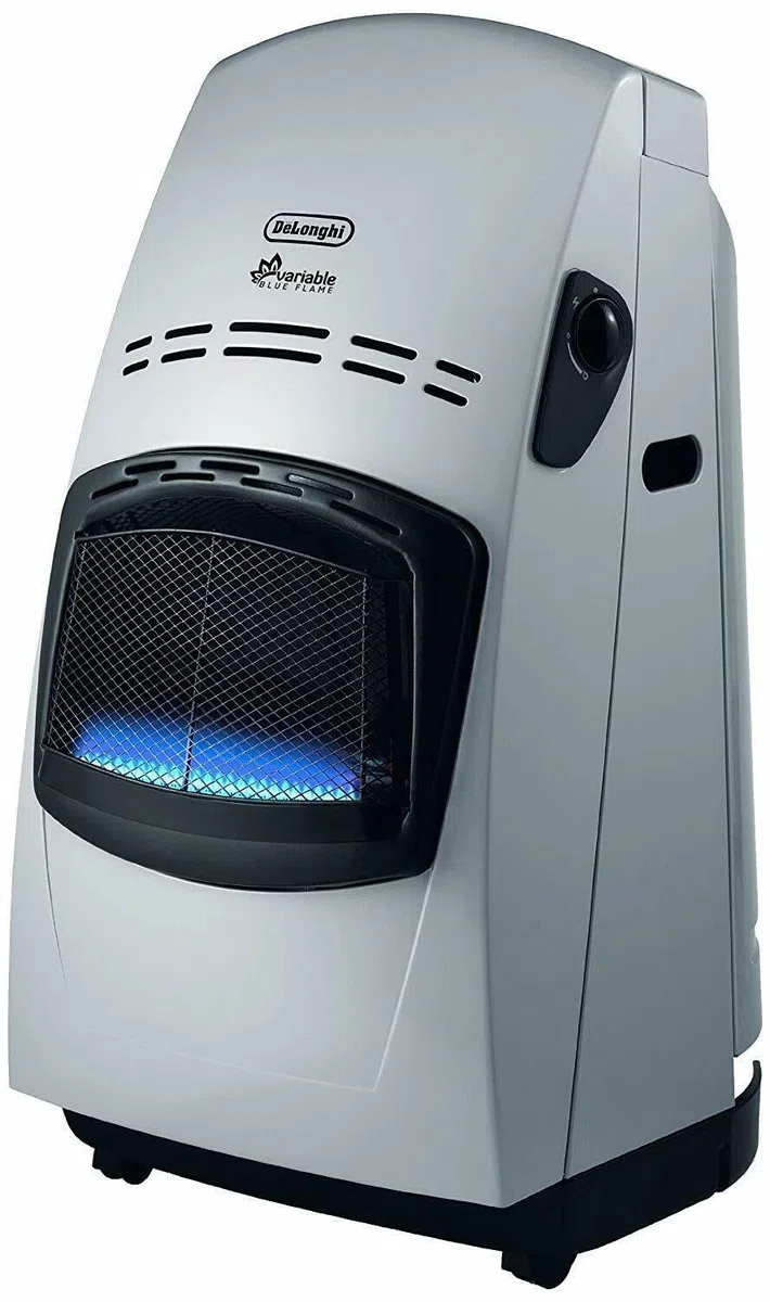 De'Longhi Gasheizer VBF – Leistungsstarker Gasheizer und Heizlüfter mit stufenloser Flammenregulierung und bis zu 4.200 W Heizleistung