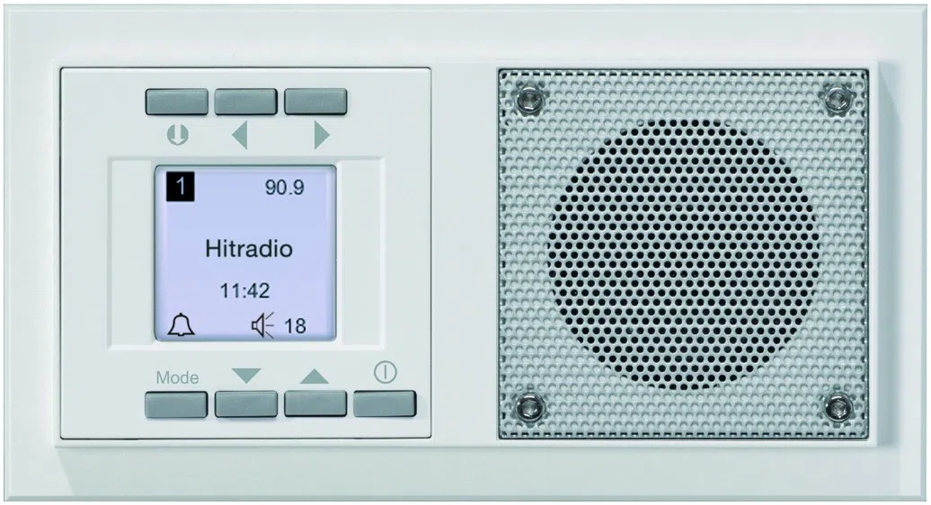 Honeywell Home Peha Unterputz-Radio im Aura-Design, weiß, D 20.485.02