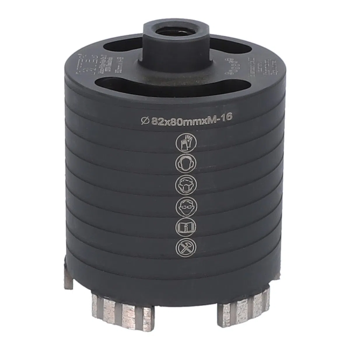 BTEC – Diamant Dosensenker 82 mm mit M16-Aufnahme + 80 mm Nutzlänge – Dosenbohrer für Mauerwerk, Kalksandstein, Ziegel, Poroton, Putz uvm. – Diamant Bohrkrone