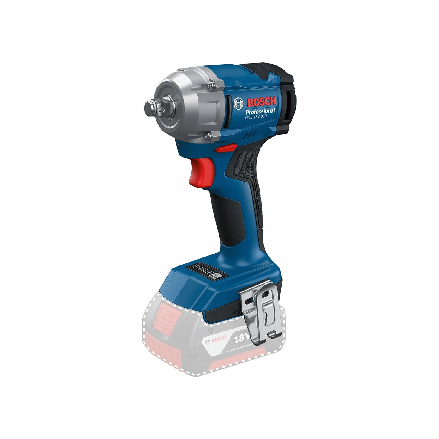 Bosch Professional 18V System Akku Drehschlagschrauber GDS 18V-350 (ohne Akku/Ladegerät)
