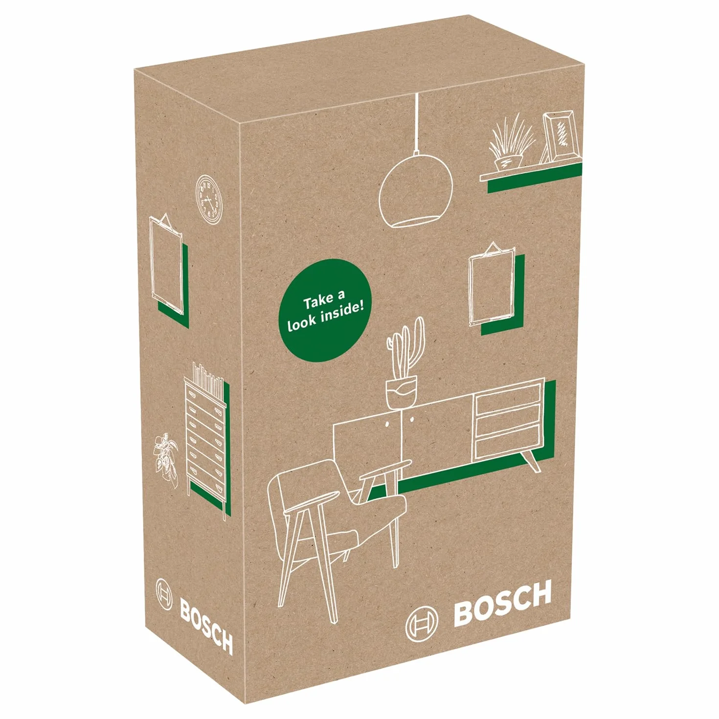 Bosch Ortungsgerät Truvo der 2. Generation (einfache Ein-Knopf-Bedienung, einfaches Orten von stromführenden Kabeln und Metallobjekten, Wandscanner bis 70mm, im E-Commerce Karton)