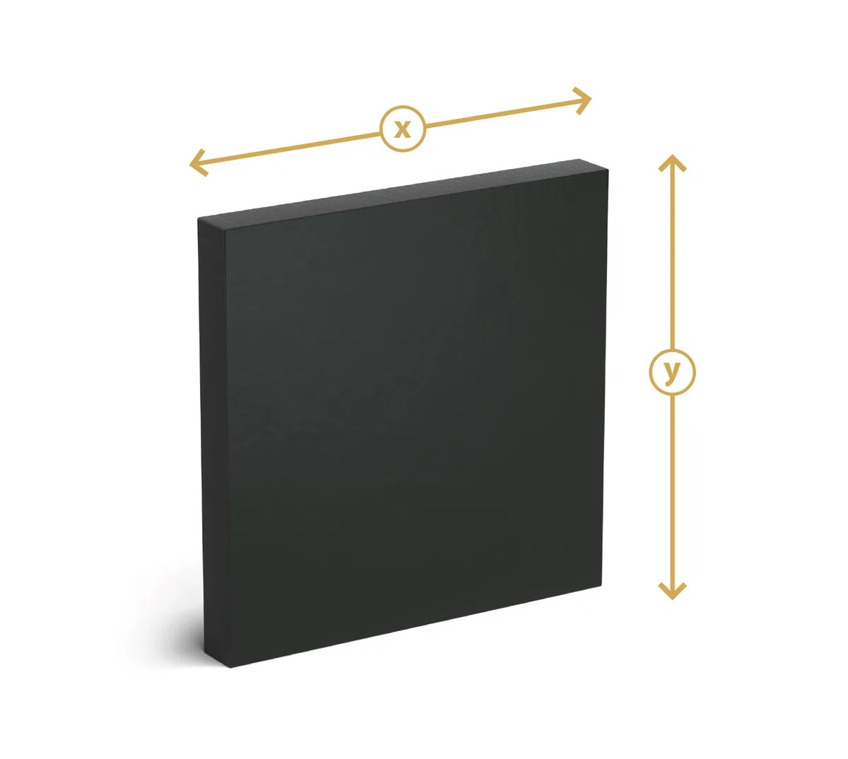 Platten HPL 95x45 cm - 10 mm dick (Schwarz), langlebig,Solide, feuchtigkeitsbeständig, Vollkernplatten, Badezimmerarbeitsplatte, Arbeitsplatte