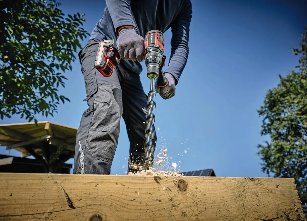 Einhell Professional Akku-Schlagbohrschrauber TP-CD 18/120 Li-i BL-Solo Power X-Change (18 V, Brushless, 120 Nm, Schlagbohrfunktion, 13 mm Bohrfutter, 2 Gang, ohne Akku)