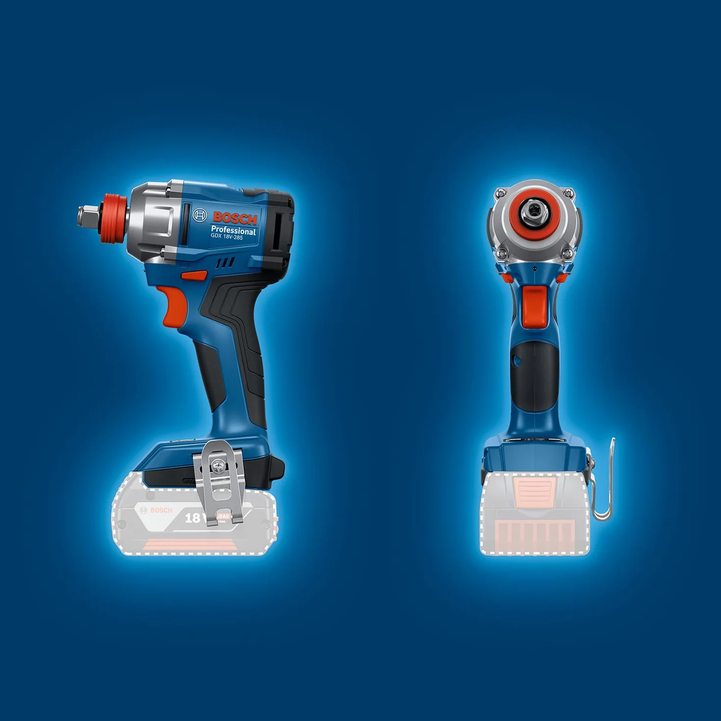 Bosch Professional 18V System Akku-Drehschlagschrauber GDX 18V-285 (inkl. L-BOXX)