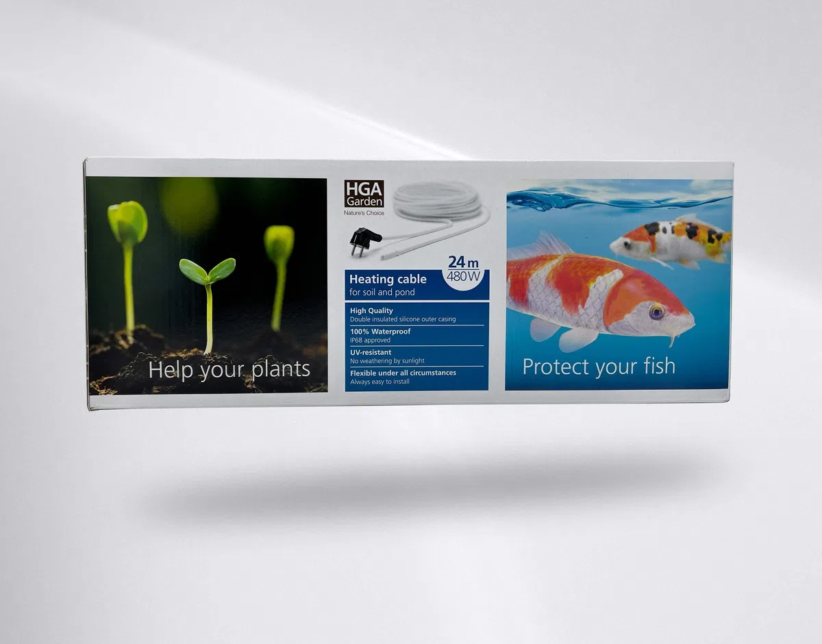 Pondlife Teichheizkabel 24 m (480 W) als Teichheizung / Eisfreihalter