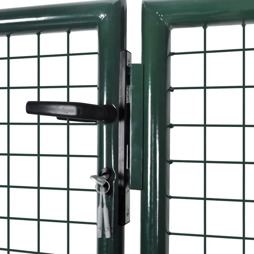Refined Gartentor Doppeltor Zauntür Tor Garten Zaun Pforte Gartentor für Maschendrahtzaun 289x75 cm / 306x125 cm