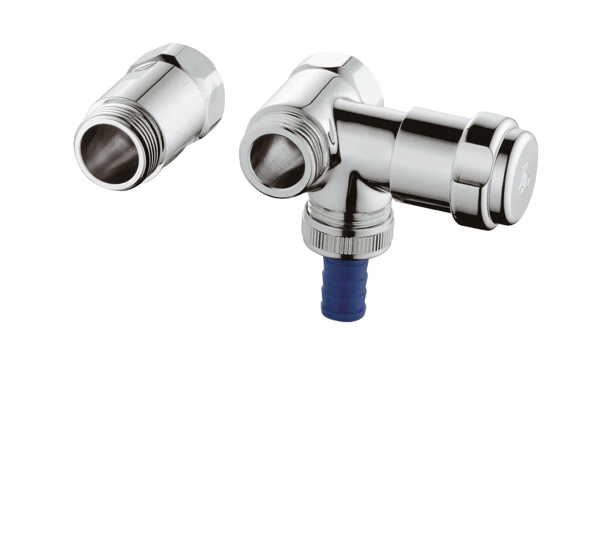Grohe WAS Ventil "Batterie" verchromt 1/2 Zoll, DN 20, Anschluss rechts 41043000