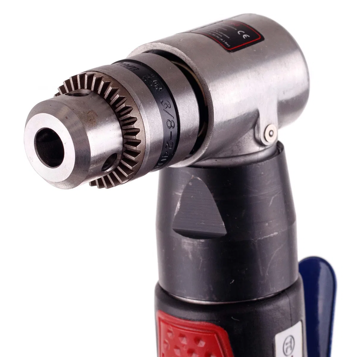 Winkel Druckluftbohrmaschine 1,5–10mm schlüsselbetätigt niedriger Kopf 95mm