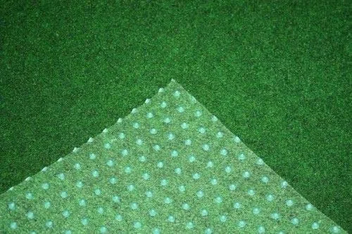 Rasenteppich Kunstrasen Premium grün weich Meterware, verschiedene Größen, mit Drainage-Noppen, wasserdurchlässig (400x500 cm)