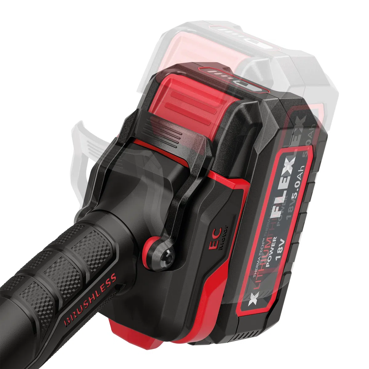 FLEX Akku-Fliesenrüttler TV 18-EC C 18 V Ø 120 mm bürstenloser Motor EMS LED Akkuanzeige Fliesenvibrator