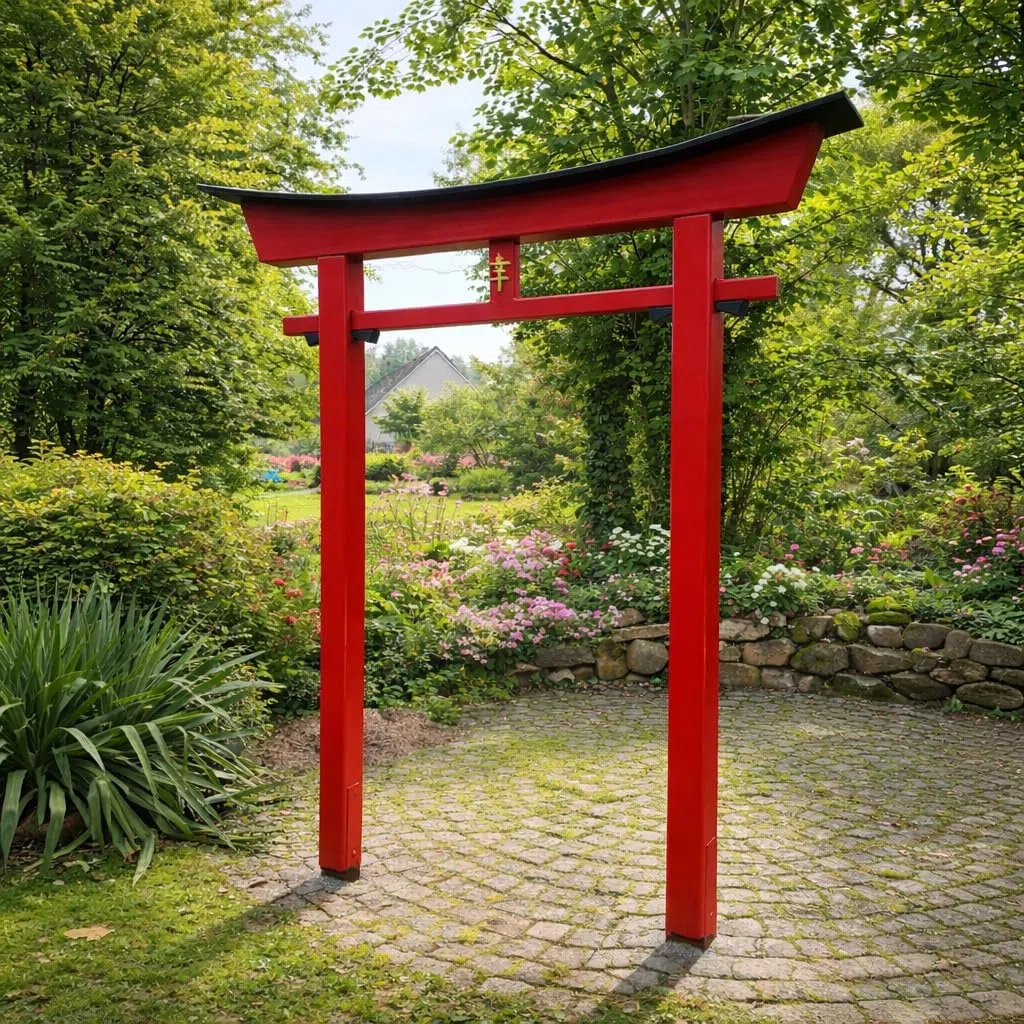 Torii Tor Gate Japan japanisch für Haus und Garten Holzbogen Torbogen Nr 044 AAF Nommel®