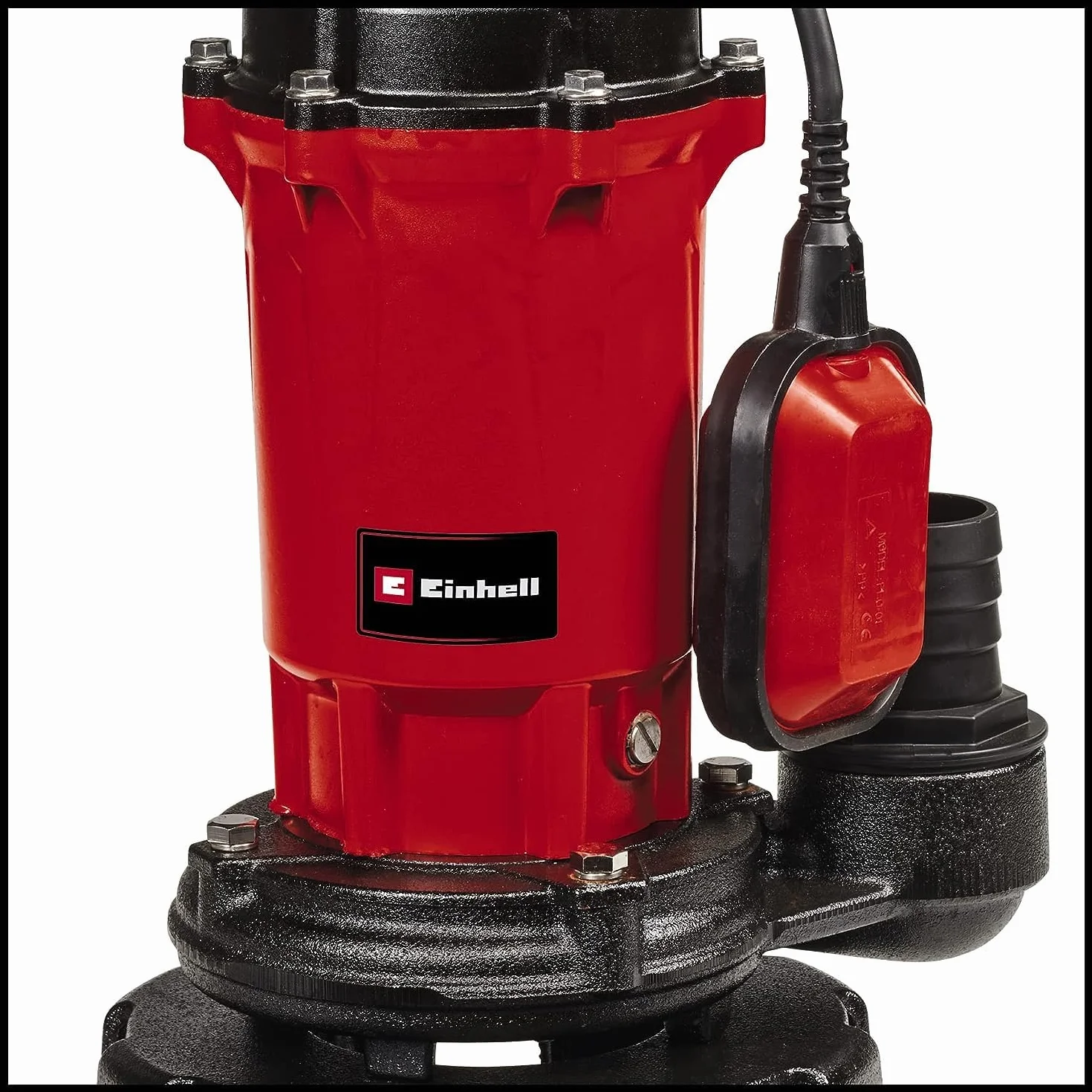 Einhell Schmutzwasserpumpe GE-DP 900 Cut (900 W, Fördermenge 16.000 L/h, Förderhöhe max. 11,5 m, Fremdkörper max. Ø 35 mm, max. Eintauchtiefe 7 m, integriertes Schneidwerksystem)