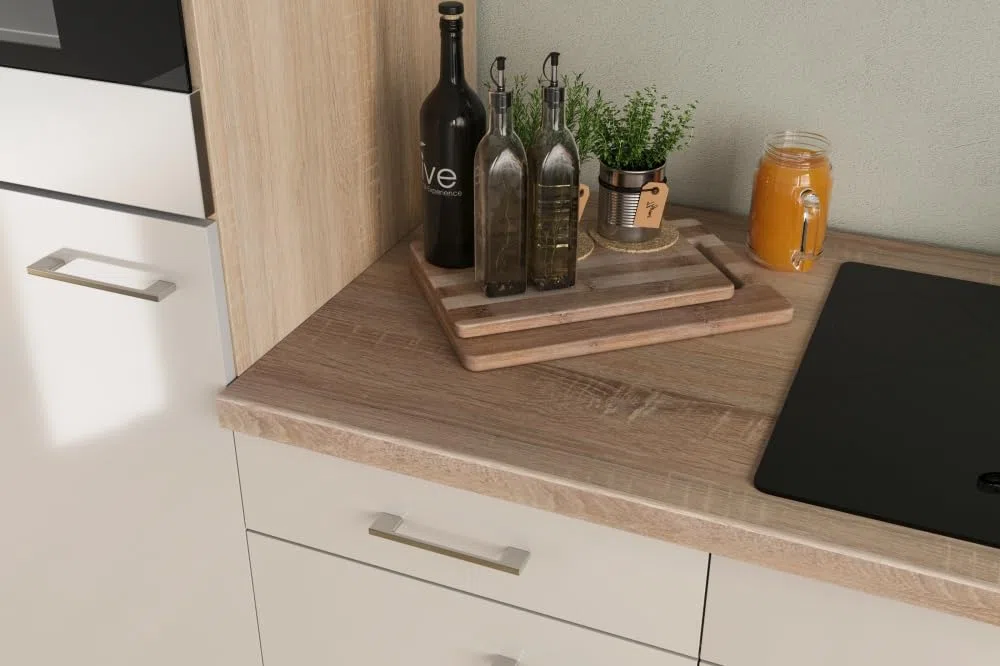 Arbeitsplatte 100 x 60 x 3,8 cm Sonoma Eiche Valencia/Neapel