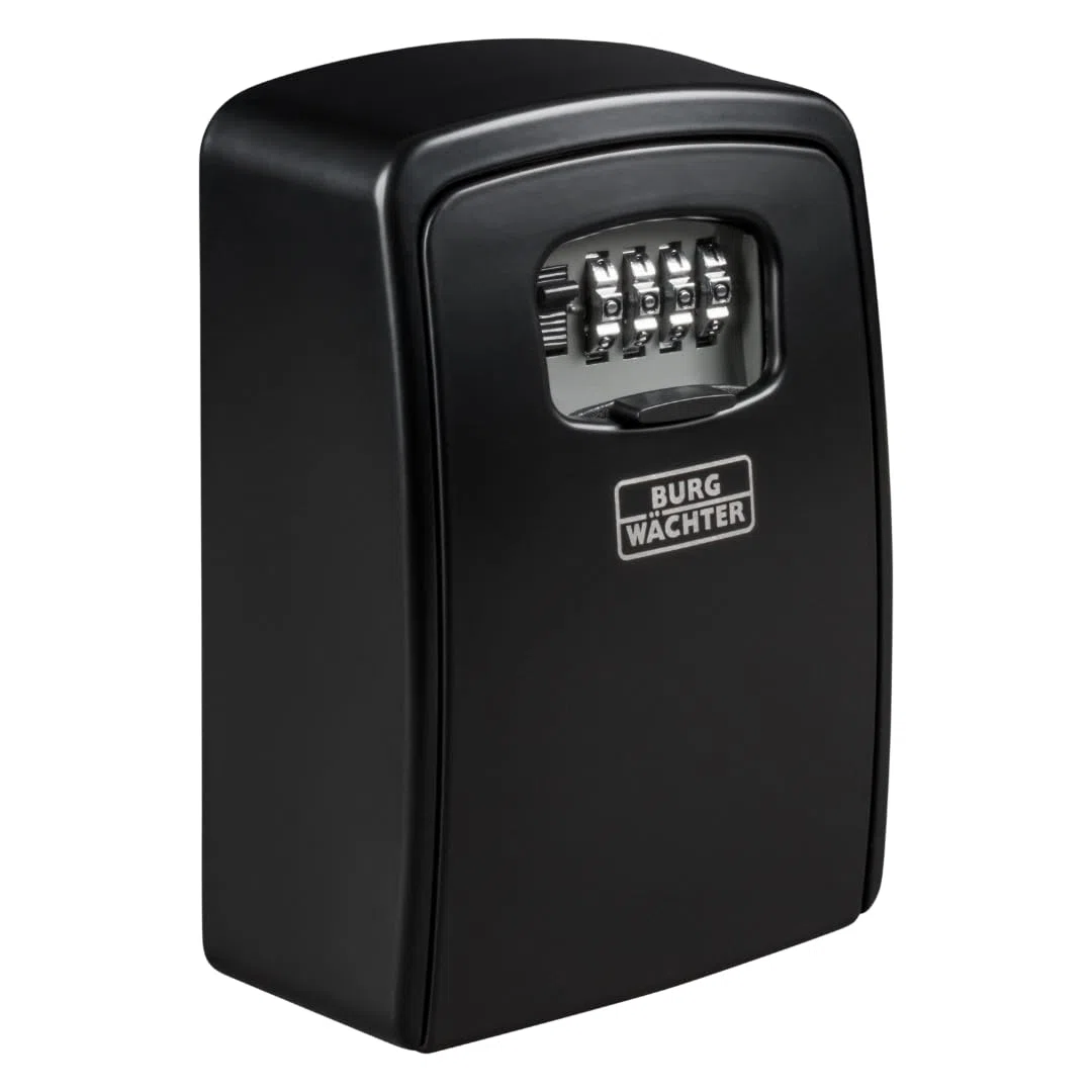 Burg-Wächter Key Safe 40 SB Schlüsseltresor 4-stelliger Zahlencode Wandmontage Schwarz 146x105x54mm