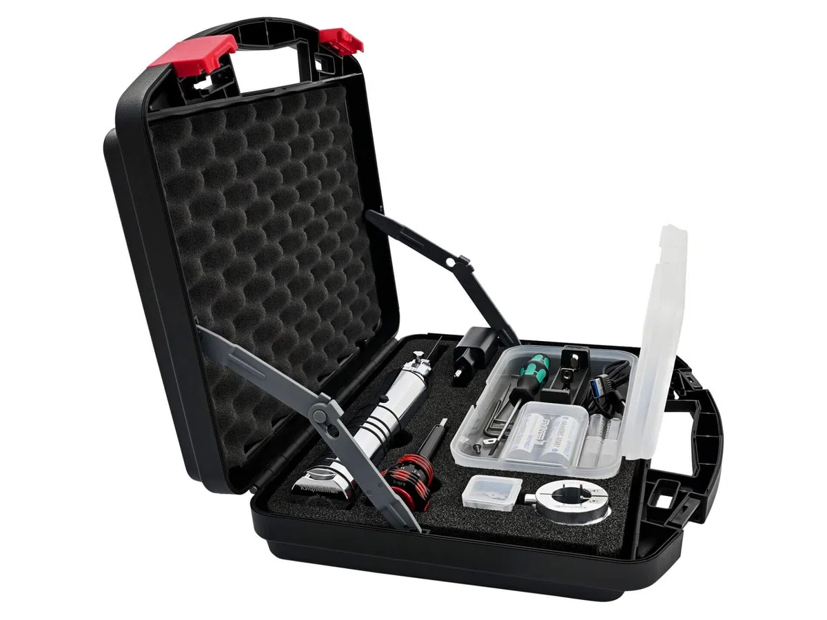 MULTIPICK Kronos Komplettset - [Elektropick] Elektrischer Picker - Lockpicking elektrisch - Elektro lock pick gun - Multipicker Set für viele Schlösser - Electric Multitool Kit - Schlossöffner