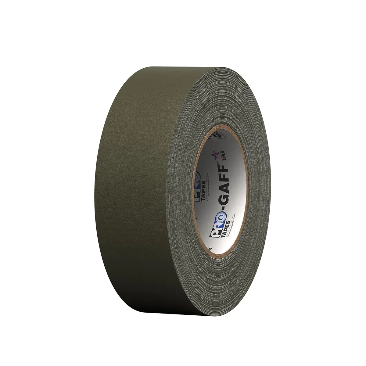 ProTapes 840178015877 Pro Gaff Premium Reinigungstuch matt Gaffers Tape mit Gummi Kleber, 11 Mil Dick, 55 YD. Länge, 5,1 cm Breite, Olive Drab