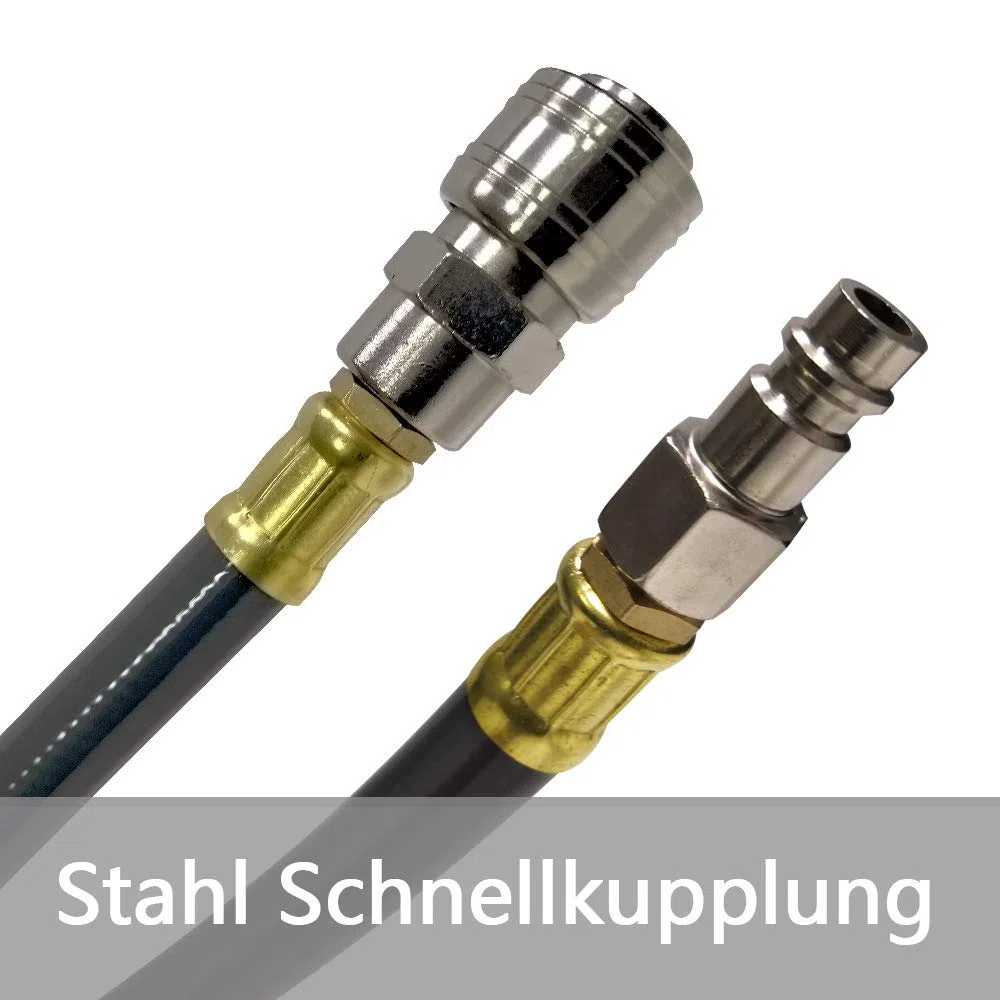 10m Druckluftschlauchtrommel 1/4" Anschluss Druckluftschlauch Aufrolle Automatisch Schlauchtrommel Wandschlauchhalter Schlauchaufroller für Auto-Werkstatt usw