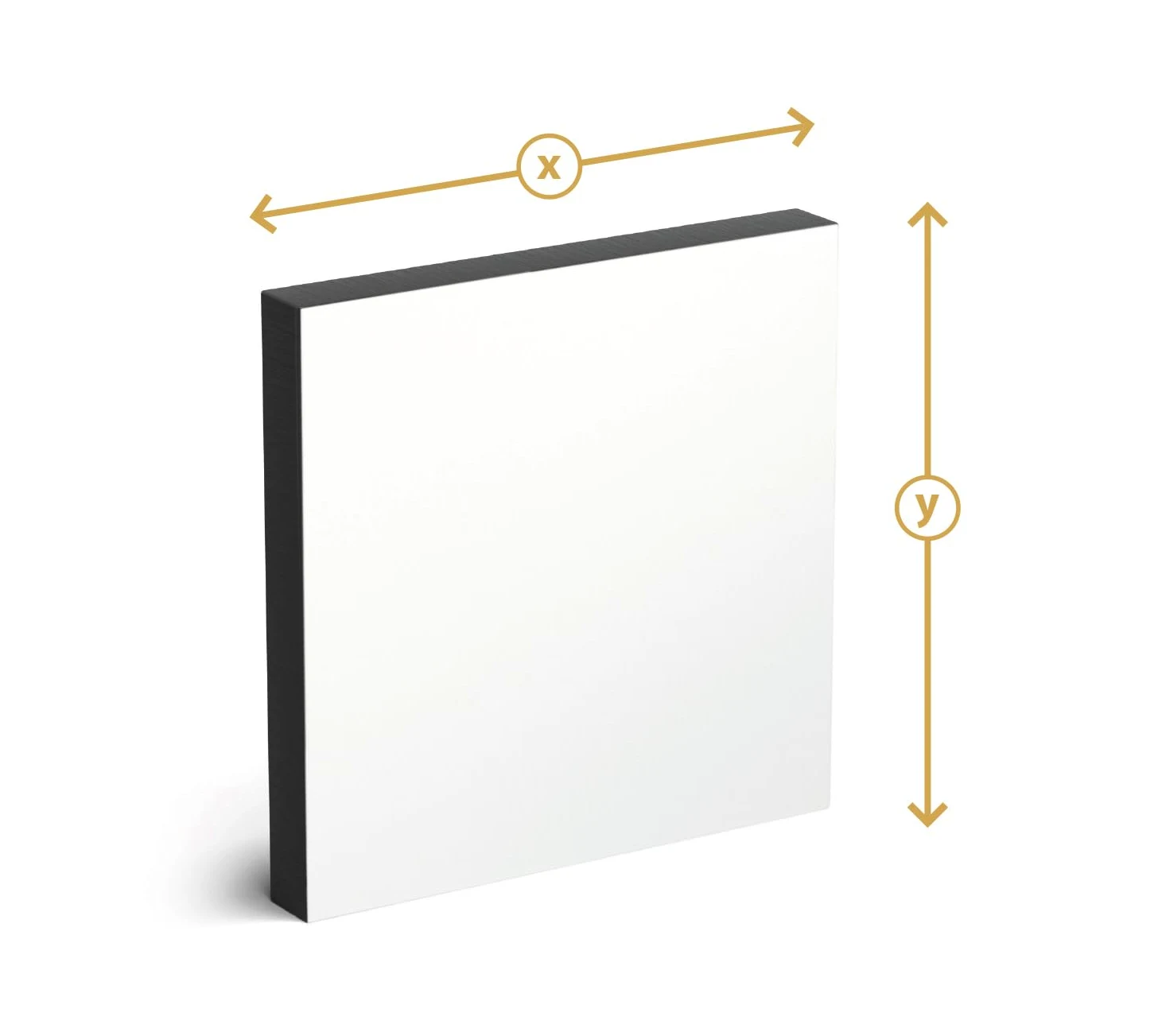 Platten HPL 40x70 cm - 10 mm dick (Weiß), langlebig,Solide, feuchtigkeitsbeständig, Vollkernplatten, Badezimmerarbeitsplatte, Arbeitsplatte