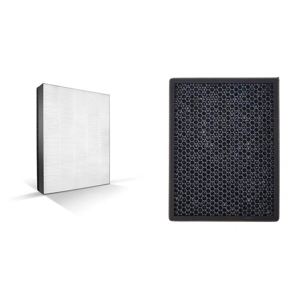 Philips NanoProtect-HEPA-Filter für Luftreiniger AC2882/10 und AC2887/10, 1 Stück, FY2422/30 & Aktivkohlefilter für Luftreiniger AC2882/10 und AC2287/10, 1 Stück, FY2420/30