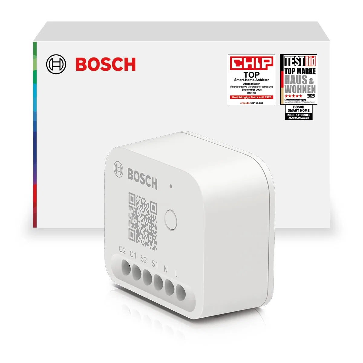 Bosch Smart Home Licht-/Rollladensteuerung II, Licht & Rollläden smart machen, App- & Sprachsteuerung, Automationen & Zeitpläne, Apple Home, Google Home & Alexa kompatibel, Controller II erforderlich