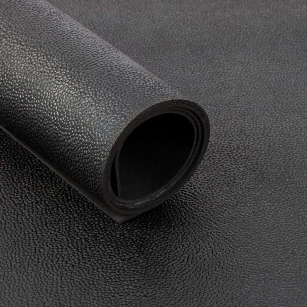 Floordirekt Gummimatte Meterware - Gummiläufer in vielen Strukturen - Antirutschmatte - Bodenbelag (Orange-Peel GW3006, 100x700 cm)