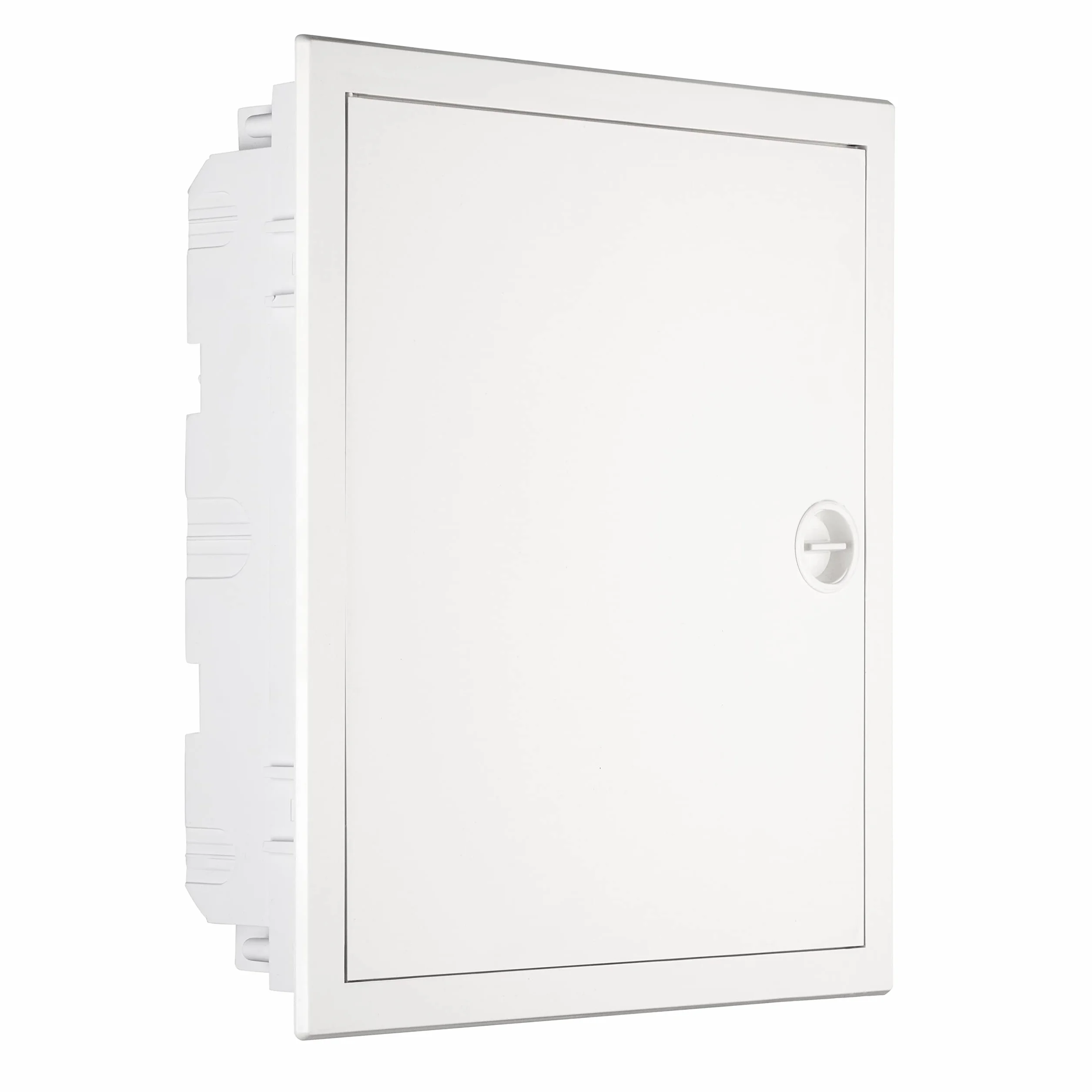 REV Verteilerkasten - Sicherungskasten Unterputz, Schaltschrank 2-reihig 24TE, 400V, 379x341x105mm, weiß