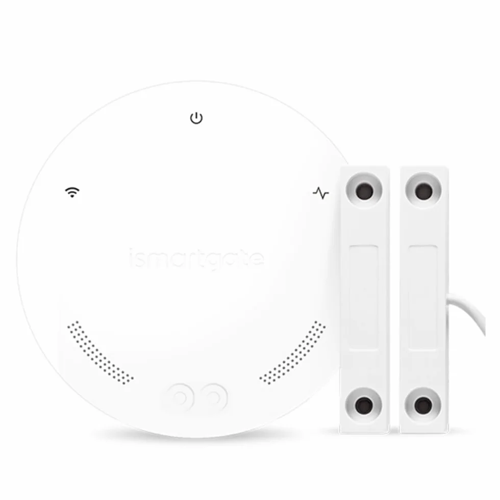 ismartgate Mini Smart WiFi Türöffner, kompatibel mit Amazon Alexa, Google Home, Samsung SmartThings und iFTTT (kabelgebundene Sensorversion)