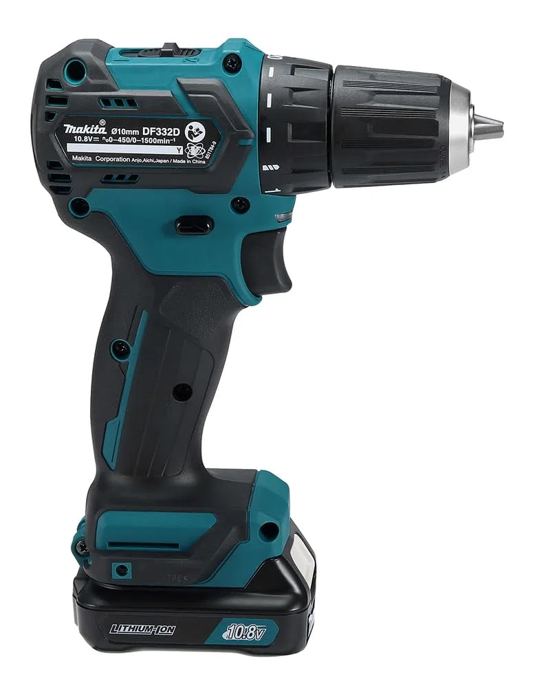 Makita DF332DSAE Bohrmaschine, 18 W, 10.8 V, Schwarz, Blau