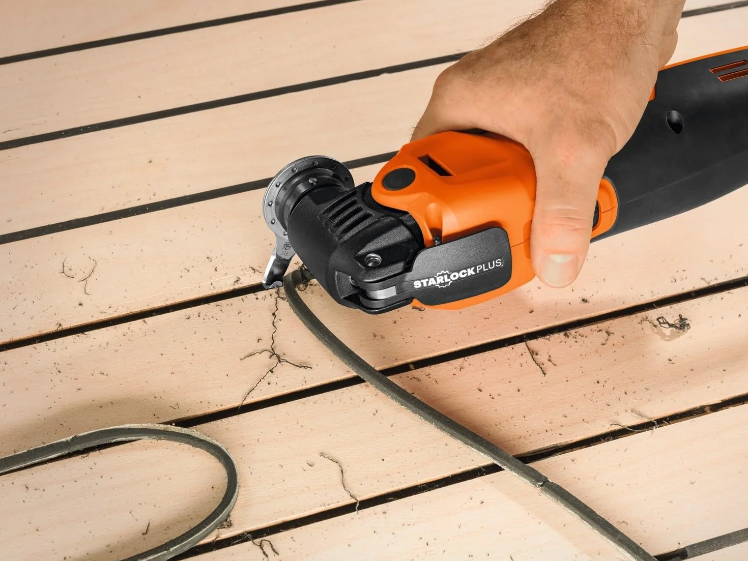 FEIN Schneidmesser Teakdeck 4, Messerbreite 4 mm, Aufnahme StarlockPlus, Zum schnellen und sicheren Austrennen von Stabdeck-Fugenmaterialien, 100% Qualität