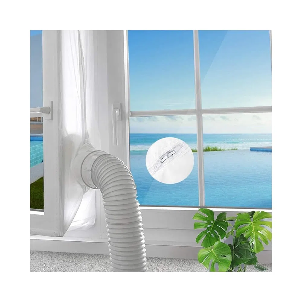 Fensterabdichtung für mobile Klimageräte, Klimaanlagen & Wäschetrockner – Flexible Dichtung 400cm