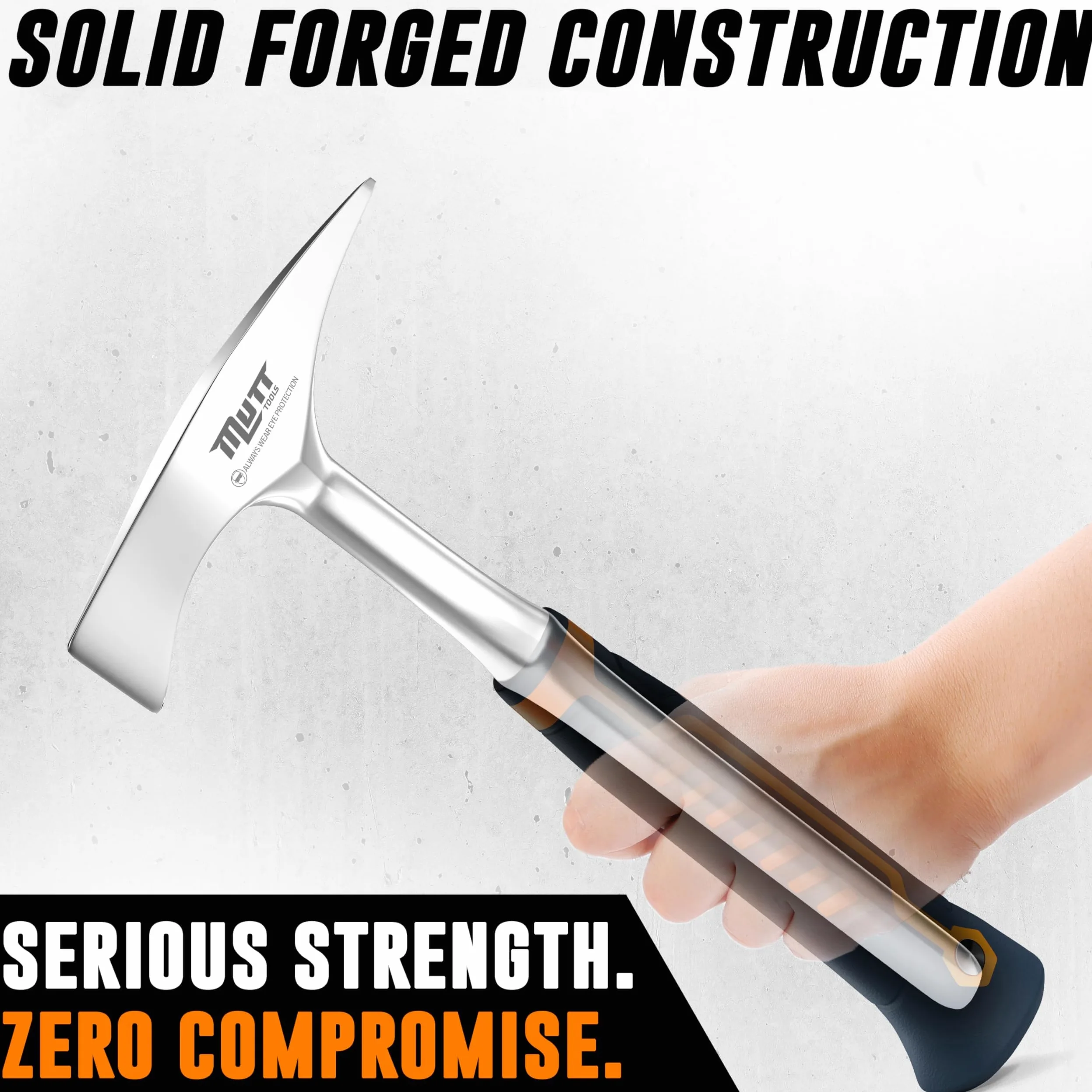 AMERICAN MUTT TOOLS Schweißmeißelhammer - 396.9 g Schweißhammer Splacke Schlacke - Schlackenhammer, Meißelhammer, Schweißhammer, Schweißerhammer, Schweißmeißelhammer, Schweißer Chipping Hammer, Chipi