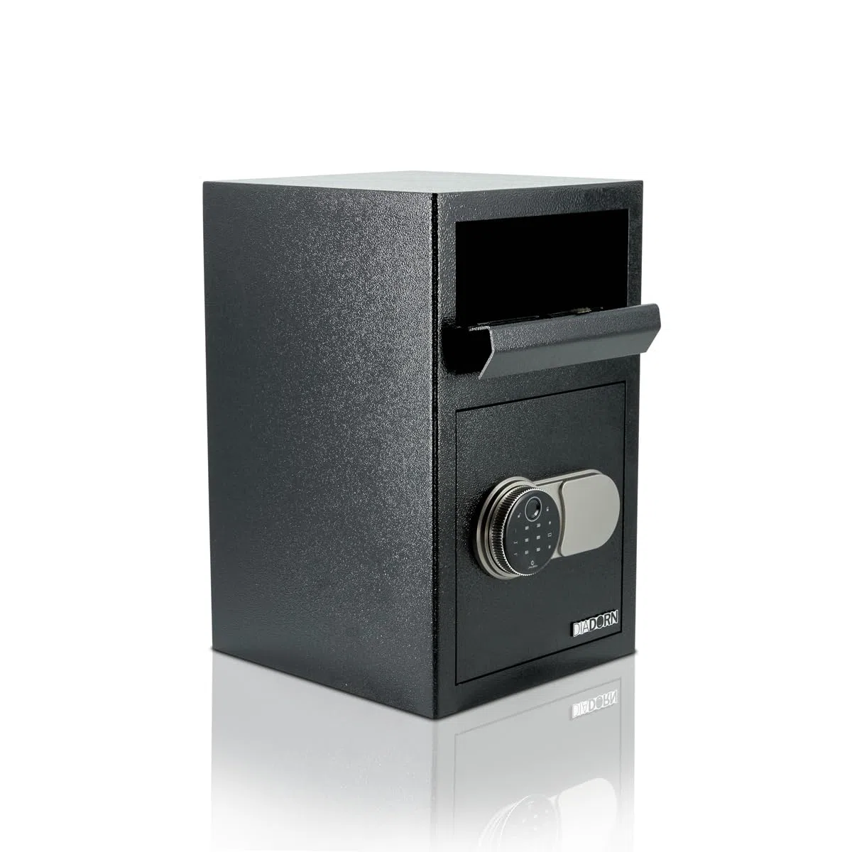 EINWURFTRESOR MIT EINWURFKLAPPE MIT FINGERPRINT PIN-CODE SCHLOSS | FINGERABDRUCK SCANNER