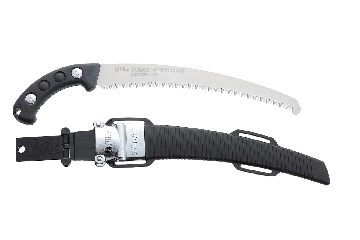 Silky Handsäge Zübat Arborist 330mm 5,5 Zähne/30mm – japanische Handsäge mit gebogener Klinge