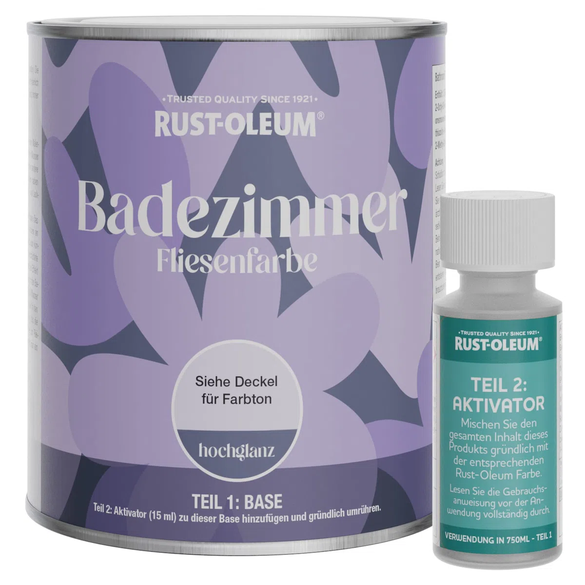Rust-Oleum wasserfeste grün Fliesenfarbe für Badezimmer in Hochglanz Finish - Limette 750ML
