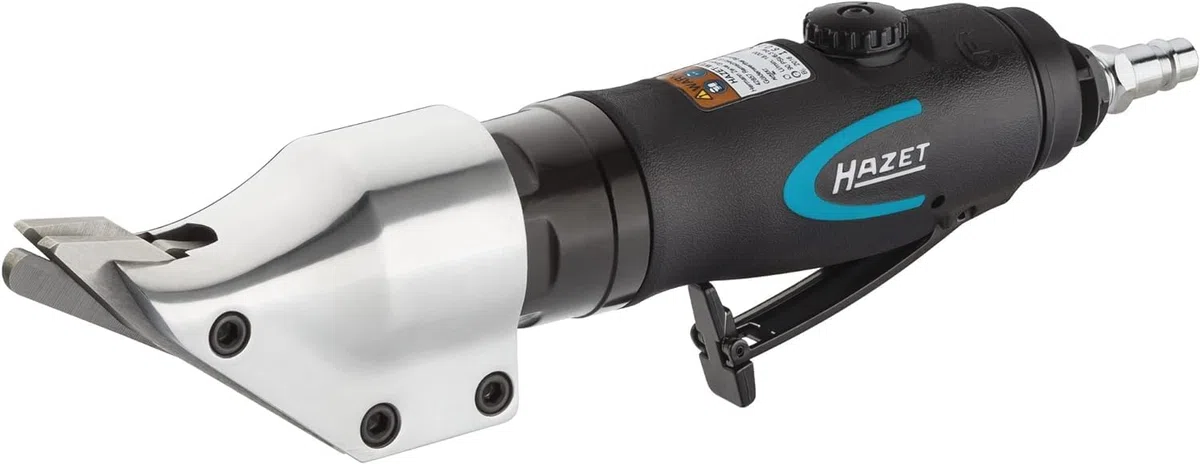 HAZET Blechschere 9036N-5 I Hochleistungsklinge für maximale Schneidleistungen: Stahl 1,2 mm / Alu 1,6 mm I für hochpräzises Schneiden von allen Alu- und Stahlblechen