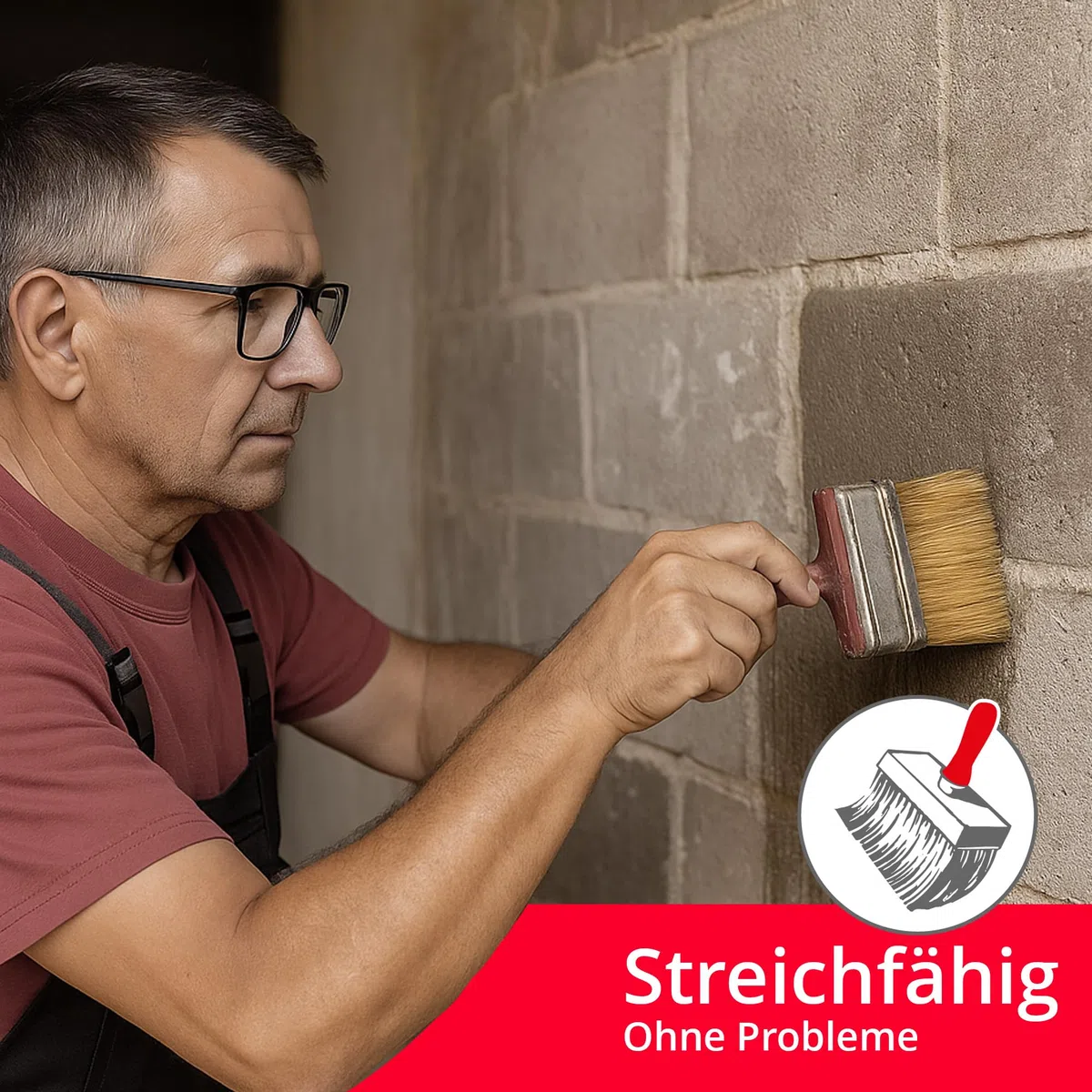 BORNIT Antisulfat Tiefengrund Grundierung bei Ausblühungen für ca.100m² | [tiefes Eindringen] Steinimprägnierung außen Salpeterentferner Tiefengrund Mörtel Kalkputz Feinsteinzeug Imprägnierung Wand