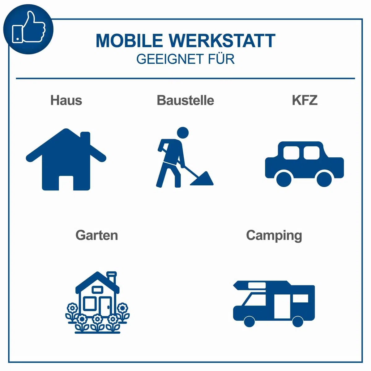 Scheppach TB200 Aluminium Werkzeugkoffer gefüllt 141-tlg Werkzeug Set | Werkstattkoffer bestückt mit Schraubenschlüssel, Hammer, Zange, Schraubenzieher, Werkzeugkiste für Werkstatt und Haushalt