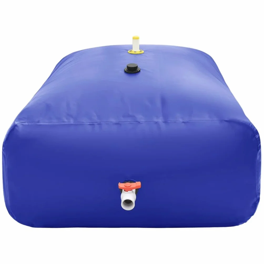 Faltbarer Wassertank 3000L PVC Wasserbehälter für Garten und Camping mit Wasserhahn, Regenwasserbehälter 200x150x100 cm