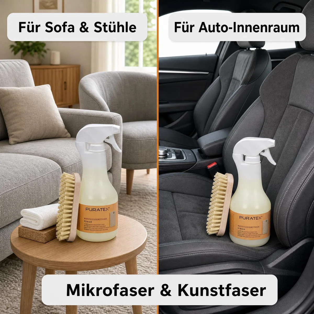 Mikrofaser Reinigungs-Set, 500 ml