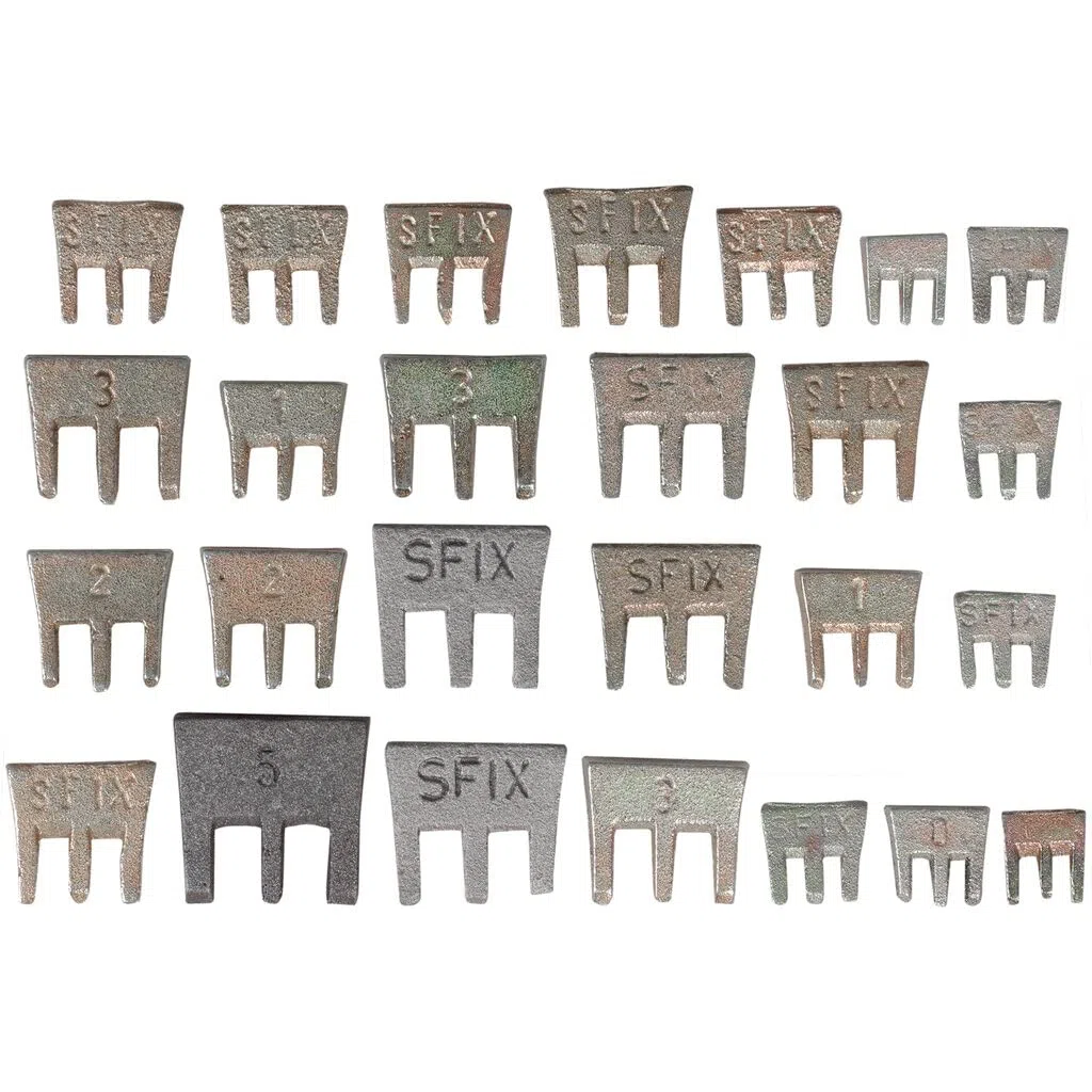 SW-Stahl 50128L Hammerkeilsortiment 25-teilig I Stielbefestigungskeil Set aus verschiedenen Größen I Hammerkeiler für 100 g - 6 kg Kopfgewicht I sichere Verbindung zwischen Hammerstiel und Hammerkopf