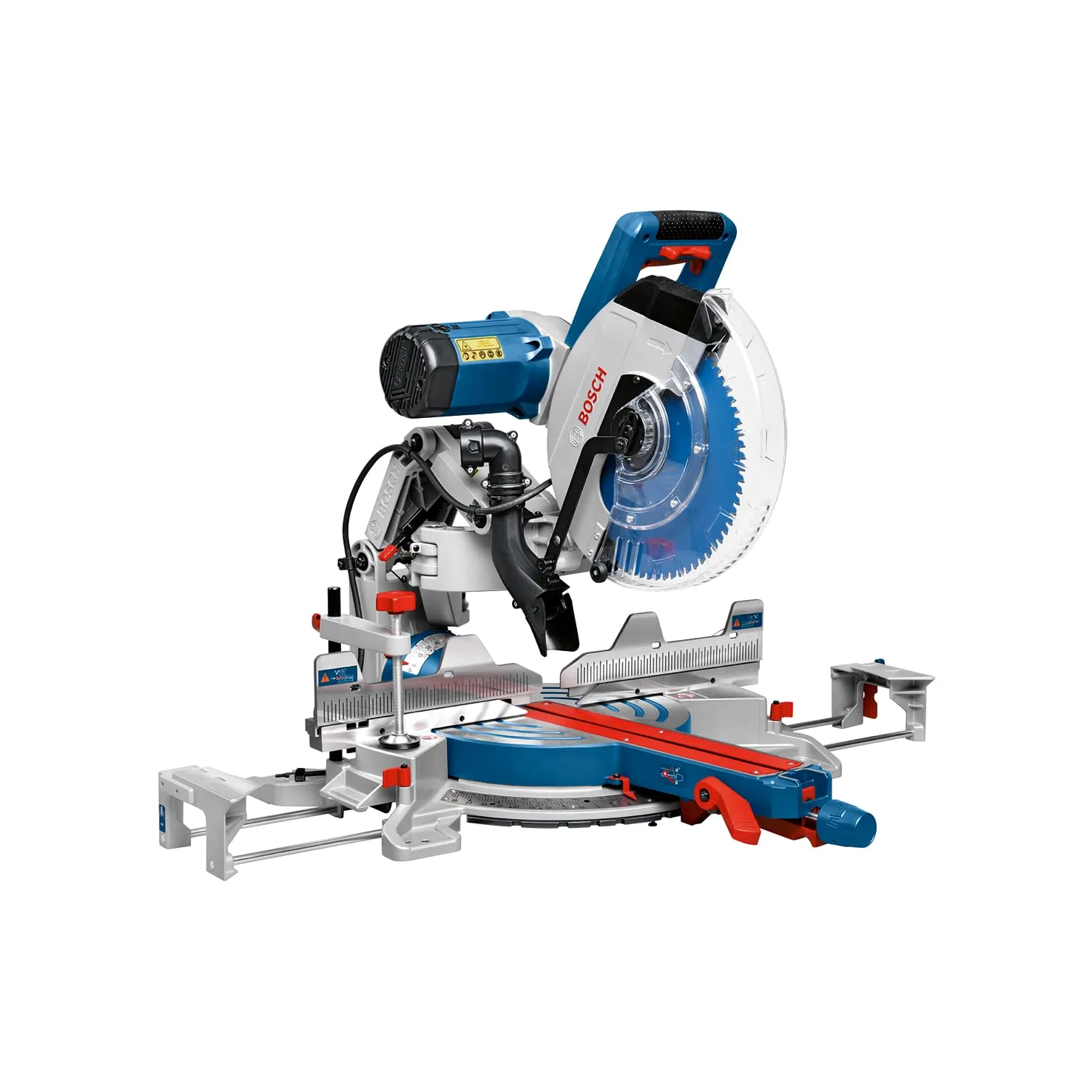 Bosch Professional Kapp- und Gehrungssäge GCM 12 GDL (2000 Watt, inkl. Doppellinienlaser, Kreissägeblatt, Spannzange, Sägeblattdurchmesser: 305mm)